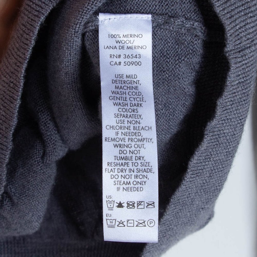 Calvin Klein Extra Fine Merino Wool Sweater Sz XXL - Picture 5 of 7